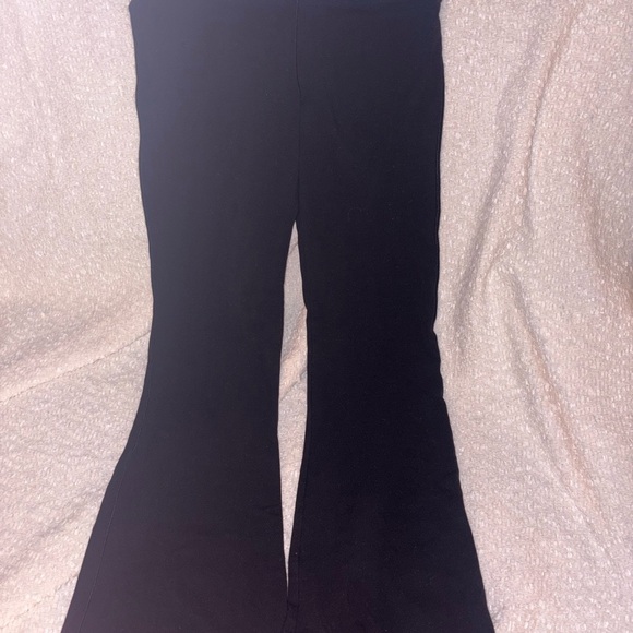 PINK Victoria's Secret Black Leggings with Rhinestone Detail - Picture 2 of 3